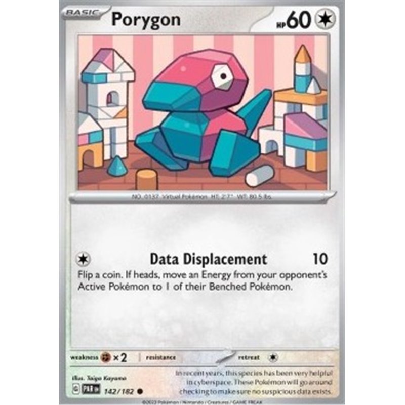 PAR 142 - Porygon - Reverse Holo
