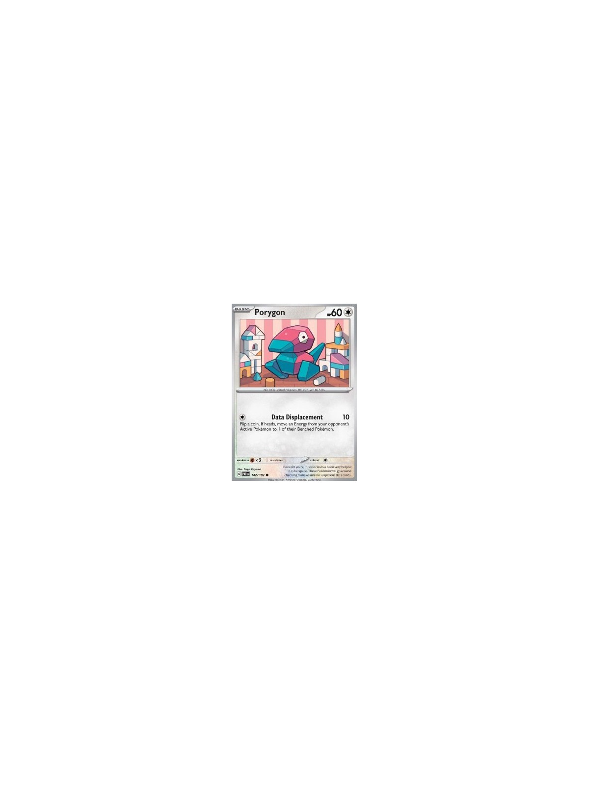PAR 142 - Porygon - Reverse Holo