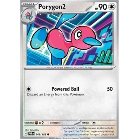 PAR 143 - Porygon2 - Reverse Holo