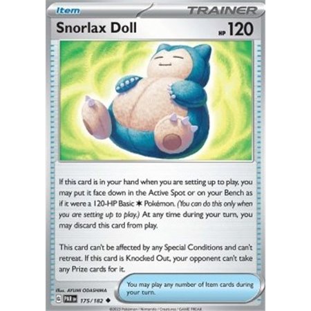 PAR 175 - Snorlax Doll - Reverse Holo