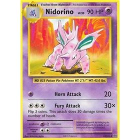 EVO 044 - Nidorino - Reverse Holo