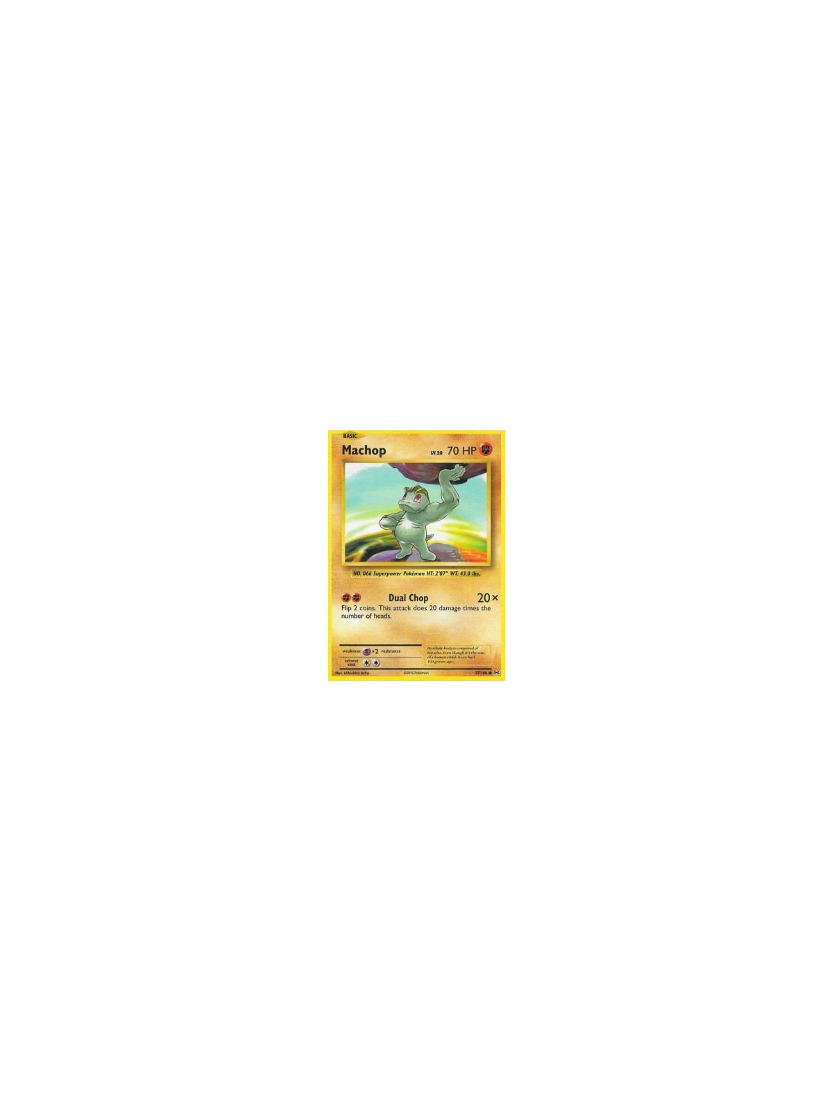 EVO 057 - Machop - Reverse Holo