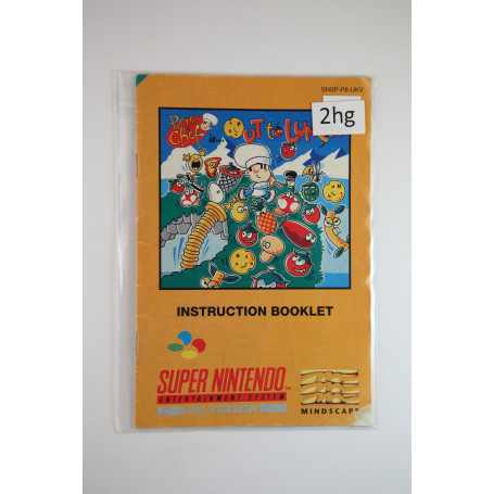 Pierre le Chef is Cut to Lunch (Manual, SNES)