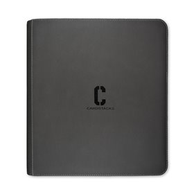 Cardstacks - 12 Pocket Binder Antraciet (480) met Rits Cardstack - 12 Pocket Binder Antraciet (480) met Rits