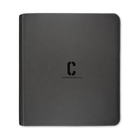 Cardstack - 12 Pocket Binder Antraciet (480) met Rits