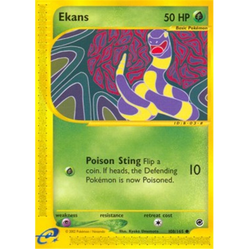 EX 108 - Ekans - Reverse Holo