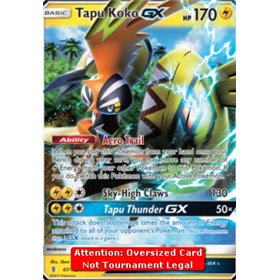 GRI 047 - Tapu Koko GX - Oversized Card GRI 047 - Tapu Koko GX - Oversized Card
