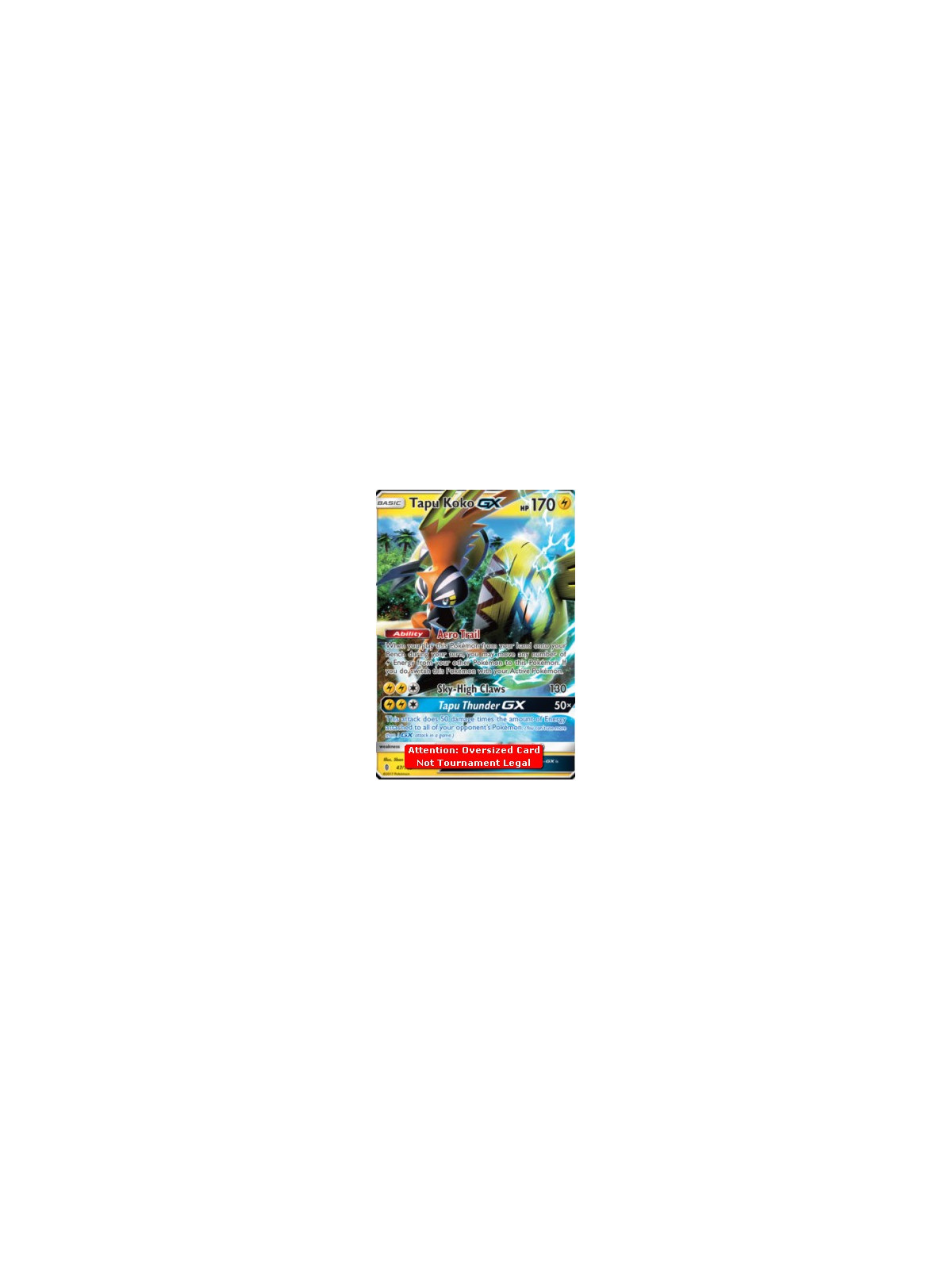 GRI 047 - Tapu Koko GX - Oversized Card
