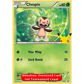 XYPR 001 - Chespin - Set van 3 Sealed - Jumbo Kaarten