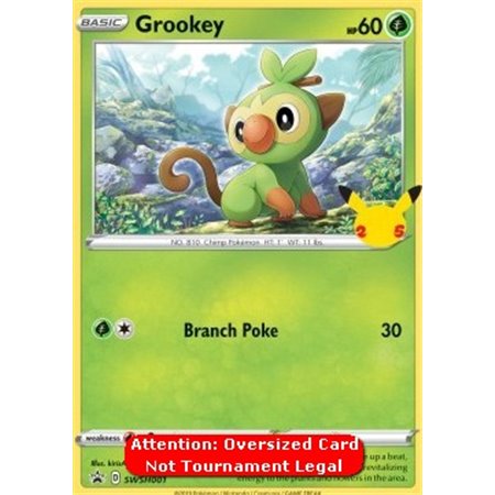 SWSH 001 - Grookey - Oversized Card