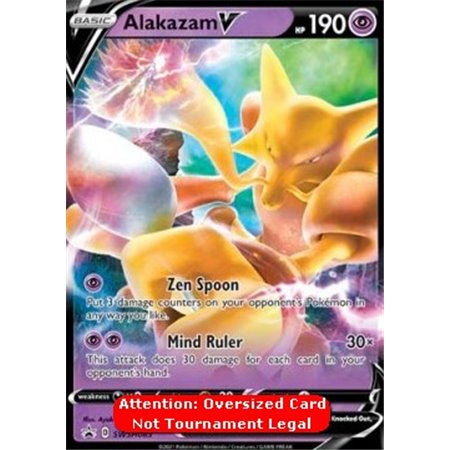 SWSH 083 - Alakazam V - Oversized Card