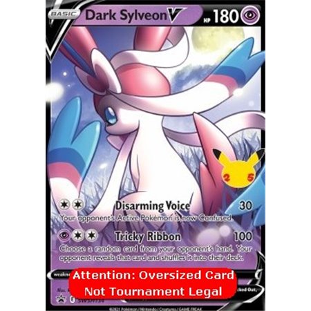 SWSH 134 - Dark Sylveon V - Oversized Card