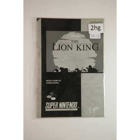 Disney's The Lion King (Manual, SNES)