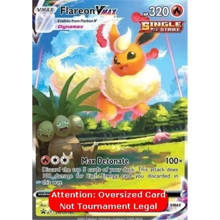 SWSH 180 - Flareon VMAX - Oversized Card