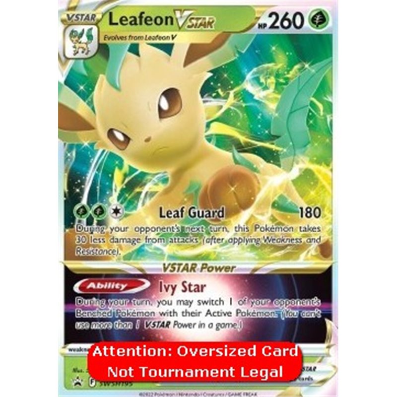 SWSH 195 - Leafeon VSTAR - Oversized Card