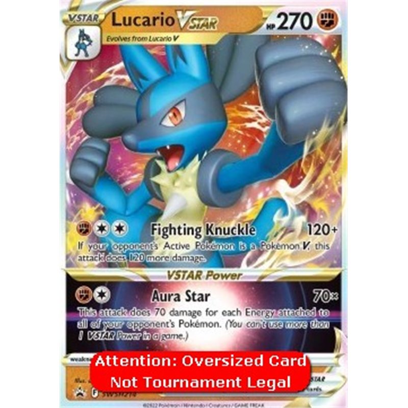 SWSH 214 - Lucario VSTAR - Oversized Card