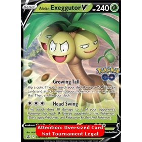 SWSH 225 - Alolan Exeggutor V - Oversized Card SWSH 225 - Alolan Exeggutor V - Oversized Card