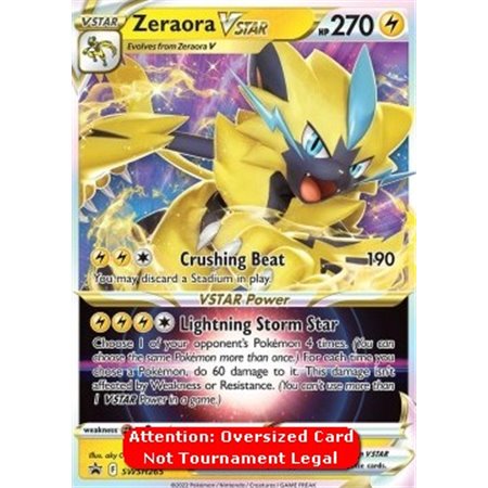 SWSH 265 - Zeraora VSTAR - Jumbo Kaart