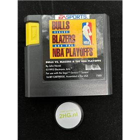 Bulls Versus Blazers and the NBA Playoffs (Game Only) - Sega Genesis Bulls Versus Blazers and the NBA Playoffs (Game Only) - Sega Genesis