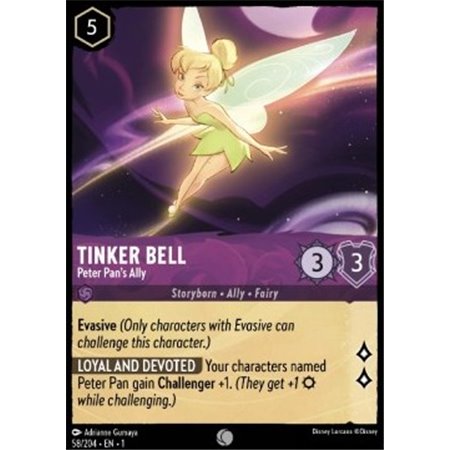 1TFC 058 - Tinker Bell - Peter Pan's Ally - Foil