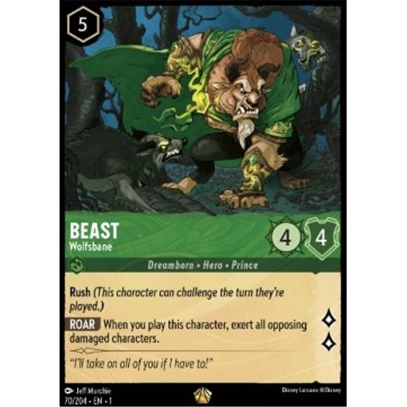 1TFC 070 - Beast - Wolfsbane - Foil