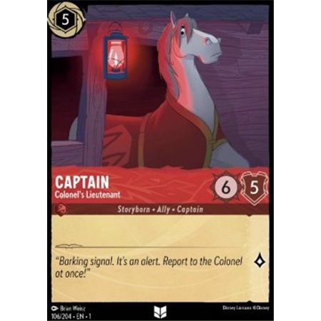 1TFC 106 - Captain - Colonel's Lieutenant - Foil