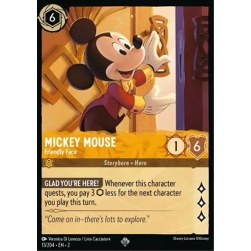 2ROF 013 - Mickey Mouse - Friendly Face - Foil