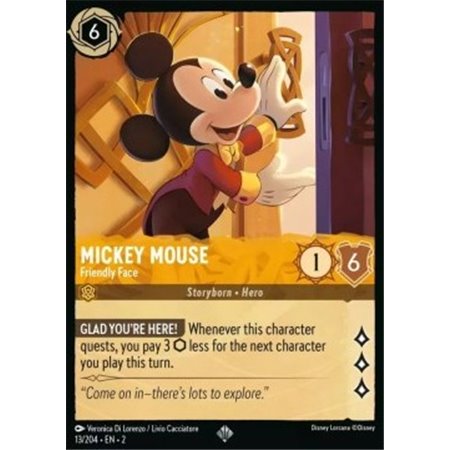 2ROF 013 - Mickey Mouse - Friendly Face - Foil