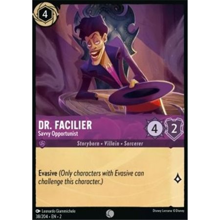 2ROF 038 - Dr. Facilier - Savvy Opportunist - Foil