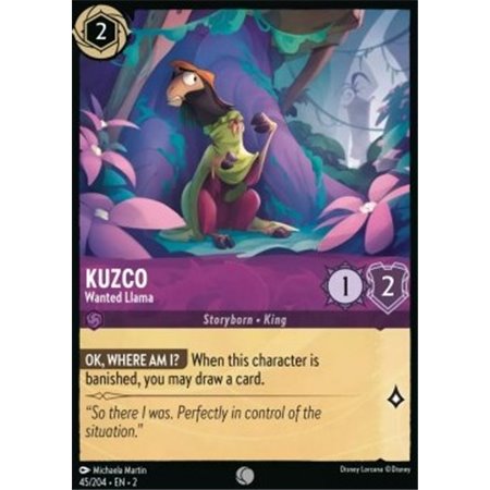 2ROF 045 - Kuzco - Wanted Llama - Foil