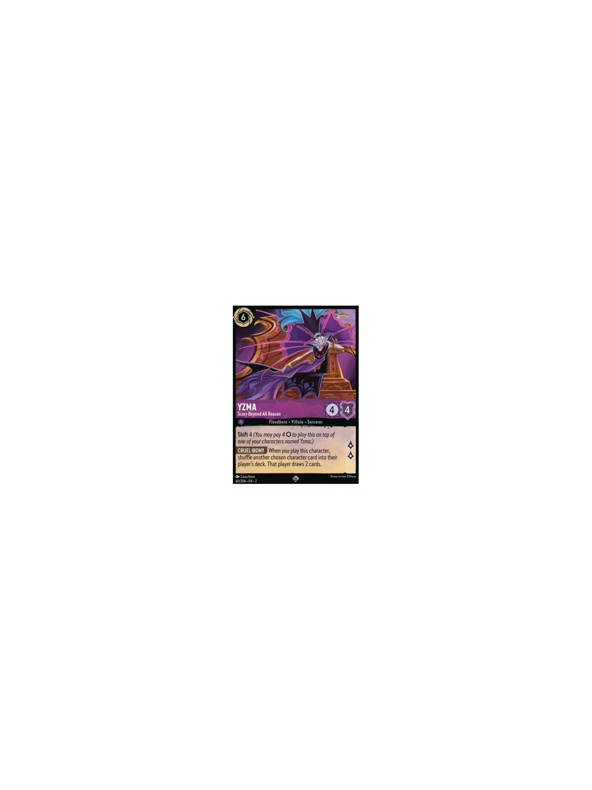 2ROF 060 - Yzma - Scary Beyond All Reason - Foil