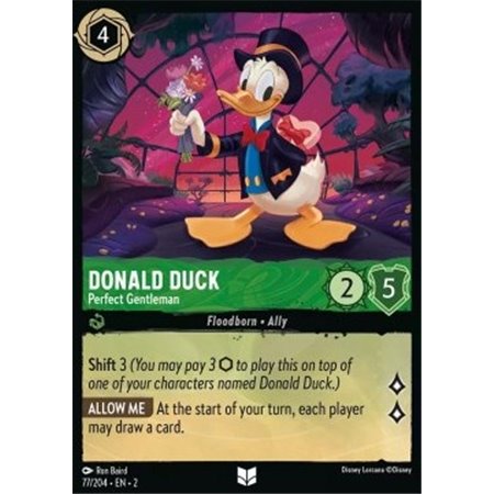 2ROF 077 - Donald Duck - Perfect Gentleman - Foil