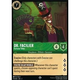 2ROF 079 - Dr. Facilier - Fortune Teller - Foil 2ROF 079 - Dr. Facilier - Fortune Teller - Foil