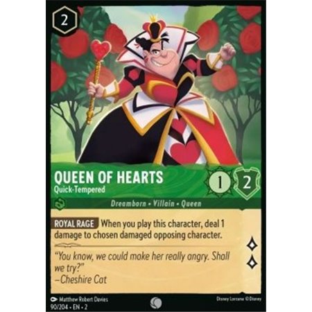 2ROF 090 - Queen Of Hearts - Quick-Tempered - Foil