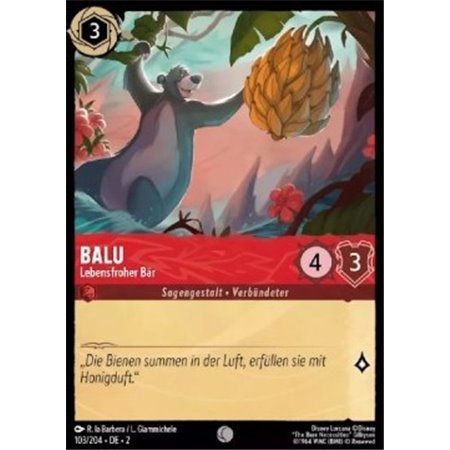 2ROF 103 - Baloo - Fun-Loving Bear - Foil