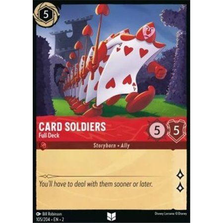 2ROF 105 - Card Soldiers - Full Deck - Foil