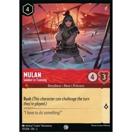 2ROF 117 - Mulan - Soldier in Training - Foil