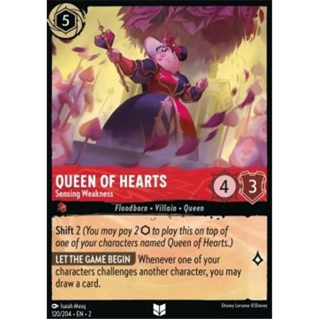 2ROF 120 - Queen of Hearts - Sensing Weakness - Foil