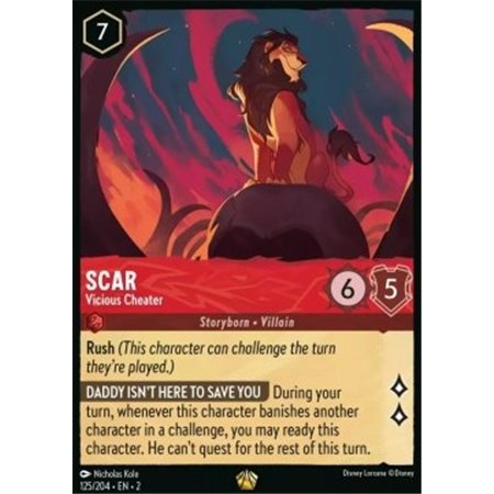 2ROF 125 - Scar - Vicious Cheater - Foil