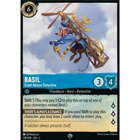 2ROF 138 - Basil - Great Mouse Detective - Foil 2ROF 138 - Basil - Great Mouse Detective - Foil