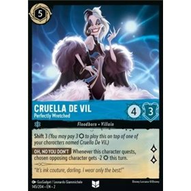 2ROF 145 - Cruella De Vil - Perfectly Wretched - Foil 2ROF 145 - Cruella De Vil - Perfectly Wretched - Foil