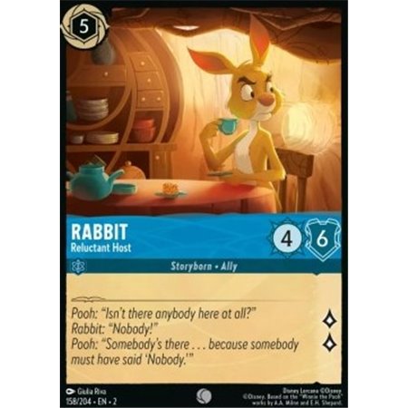 2ROF 158 - Rabbit - Reluctant Host - Foil