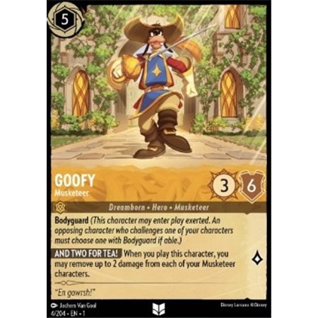 1TFC 004 - Goofy - Musketeer - Foil