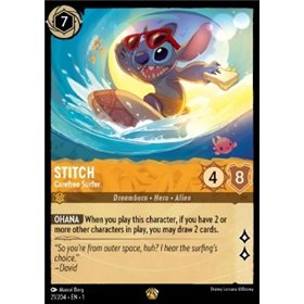 1TFC 021 - Stitch - Carefree Surfer (V.1) - Foil 1TFC 021 - Stitch - Carefree Surfer (V.1) - Foil