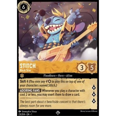 1TFC 023 - Stitch - Rock Star - Foil