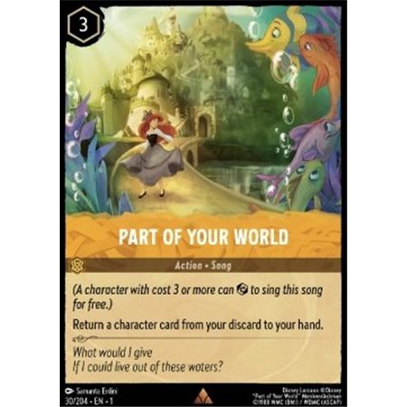 1TFC 030 - Part of Your World - Foil