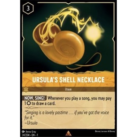 1TFC 034 - Ursula's Shell Necklace - Foil