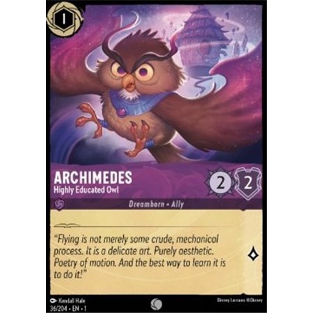 1TFC 036 - Archimedes - Highly Educated Owl - Foil