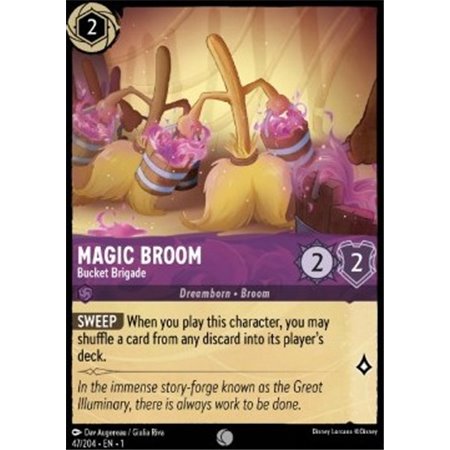 1TFC 047 - Magic Broom - Bucket Brigade - Foil