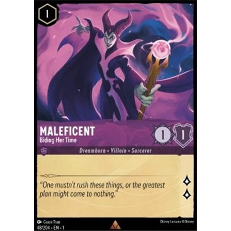 1TFC 048 - Maleficent - Biding Her Time - Foil